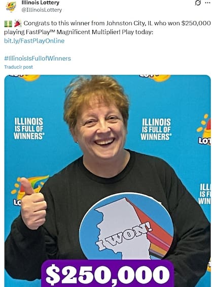 Así celebraron en redes sociales a la ganadora del premio mayor de 250 mil dólares