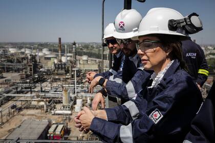 “Así como estamos avanzando en obras de transporte de hidrocarburos, como el gasoducto Néstor Kirchner, es necesario también ampliar nuestra capacidad de refinación”, dijo Royón