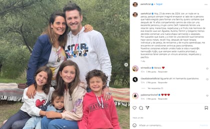 Así confirmó Axel su separación de Delfina Lauría a principios de 2024 (Foto: Instagram @axeloficial)