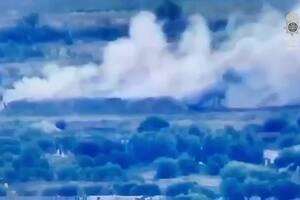 Así destruyó Ucrania un inmenso depósito de armas en manos de las tropas rusas