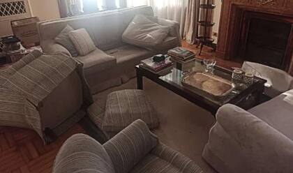 Así encontró la policía la casa en la que vivían José Enrique del Río y María Mercedes Alonso, las víctimas del doble crimen de Vicente López