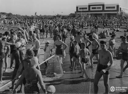 Así era el balneario público de Núñez en 1952