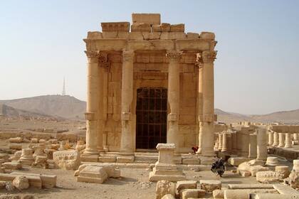 Así era el templo de Baal en Palmira
