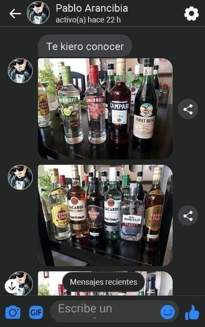 Así era la metodología utilizada por el imputado: contactaba a menores por las redes sociales a quienes les ofrecía dinero y alcohol. Varias chicas y sus familias hicieron públicos por las redes sociales los chats.