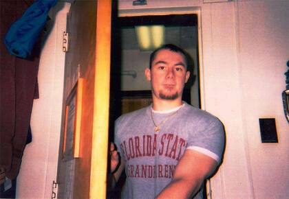 Así era Stephen Ringo en su adolescencia.