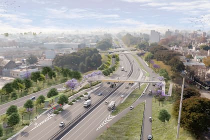 Así es como planean terminar la obra de la autopista Dellepiane