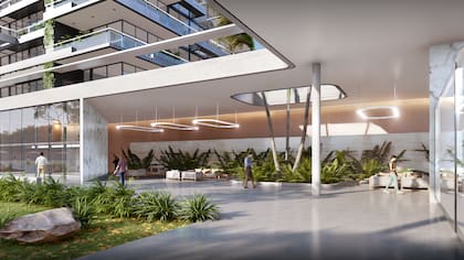 Así es el diseño de los espacios comunes del proyecto