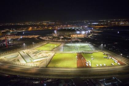 Así es el estadio King Abdullah Sports City, donde jugarán Argentina y Brasil