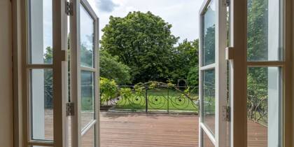 Así es el jardín de la antigua casa de Kate Moss en Londres