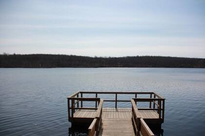 Así es el lago de Florida, la pequeña ciudad de Nueva York