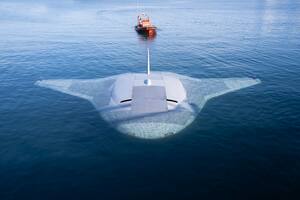 Encontraron en Google Maps al super dron submarino de la Armada de EE.UU.