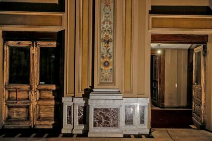 Las paredes y los techos fueron minuciosamente restaurados