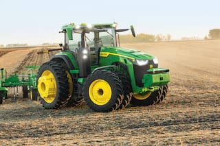 John Deere presentó un tractor autónomo