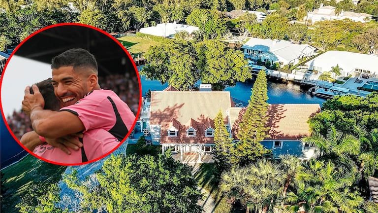 Es vecino de Messi: Luis SuÃ¡rez comprÃ³ una lujosa mansiÃ³n en Miami por mÃ¡s de US$11 millones