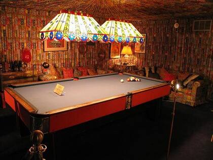 Así es la mesa de pool que tenía Elvis Presley