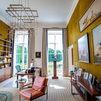 Así es la oficina del rey Guillermo Alejandro (Foto: Instagram @queen.maxima / @koninklijkhuis)