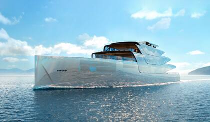 Así es Pegasus, el superyate impreso en 3D que promete ser casi invisible para la vista y para el medioambiente