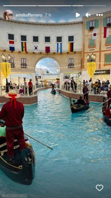 Así es por dentro "la Venecia" de Qatar (Fuente: Instagram/@emiliafferrero)