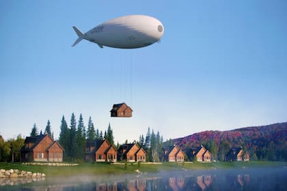 Así es una de las "ballenas voladoras" de la firma francesa Flying Whales