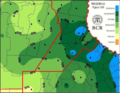 Así está la reserva de agua útil tras las lluvias