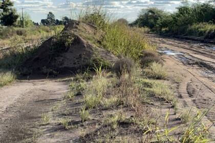 Así está parte del trayecto de la ruta actualmente