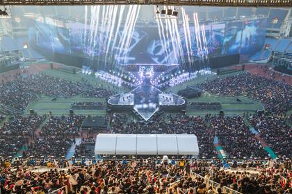 Así estaba el estadio para la final del Mundial de League of Legends