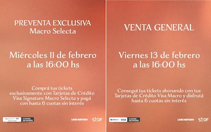 Así estará repartida la venta de las entradas para el show de Zayn