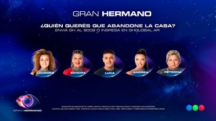 Así estuvo conformada la placa definitiva de nominados para la quinta gala de eliminación de Gran Hermano 2025