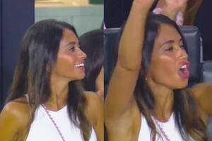 Así festejó Antonela Roccuzzo los goles de Lionel Messi para Inter Miami