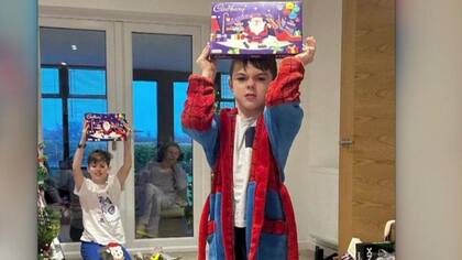 Así fue como Karen pudo ver cómo sus hijos abrían los regalos de Navidad