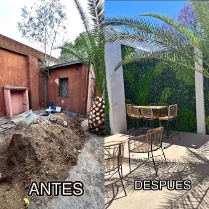Así fue el antes y el después de la restauración de Cinthia Fernández
