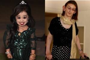 Así fue el encuentro de la mujer más alta del mundo y la más baja en el Día del Récord Guinness