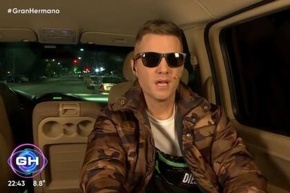 Así fue el ingreso de Santiago del Moro a la casa de Gran Hermano. Captura: Telefe