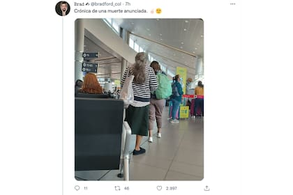 Así fue el momento en que Felipe se encontraría con su novia, quien ya sabía sobre su infidelidad