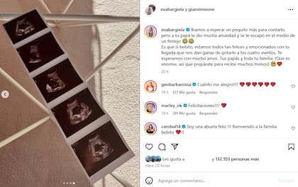 Así fue el primer anuncio de Eva Bargiela sobre su embarazo