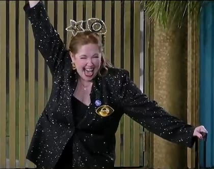 Así fue la entrada triunfal de Andrea del Boca a Gran Hermano