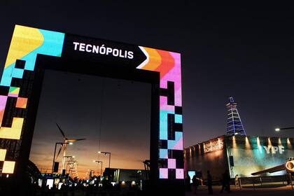 Ingreso al predio de Tecnópolis