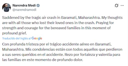 Así homenajeó a las víctimas el primer Ministro de la India