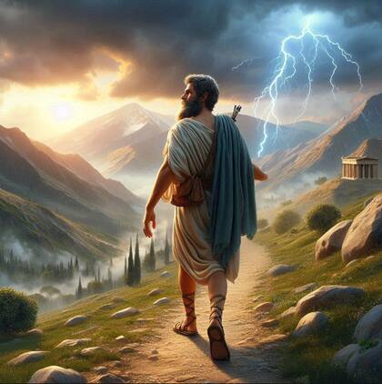 Así imagina la inteligencia artificial a Zeus