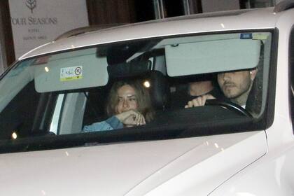 Así llegaban Mauro Icardi y la China Suárez al restaurante Elena en el Four Seasons