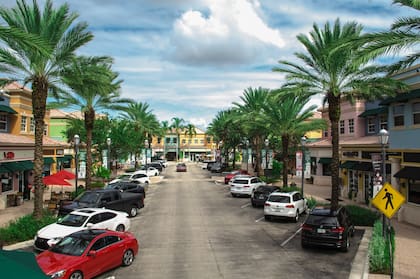Así luce el centro de Weston (Florida)