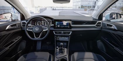 Así luce el interior del Volkswagen Taos
