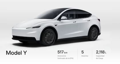Así luce el Tesla Model Y