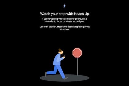 Así luce la notificación de Google para que los usuarios no dejen de prestar atención en su entorno para evitar accidentes en la vía pública
