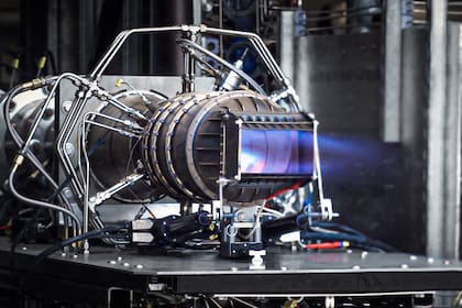 Así luce la turbina que desarrollan la firma aeroespacial fundada por exingenieros de SpaceX y Blue Origin