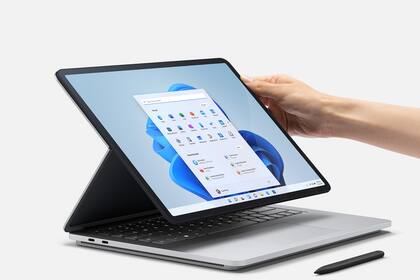 Así luce la versátil pantalla de la computadora Surface Laptop Studio