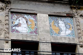 Descubren obras de una célebre casa de cerámicas belga en un edificio porteño