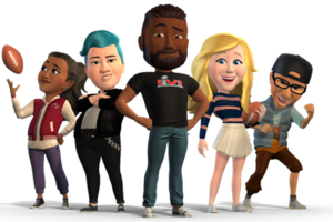 Así lucen los avatares 3D de Meta, creados en asociación con la NFL