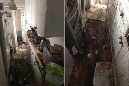 Así lucía el departamento antes de la limpieza (Foto: Facebook @mykindofcleanltd)
