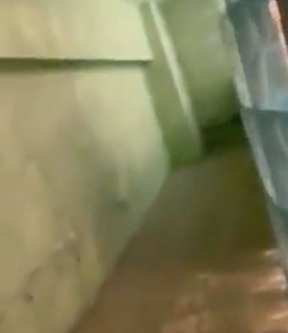 Así lucía el pequeño espacio que había al lado de su habitación, el primero que descubrió